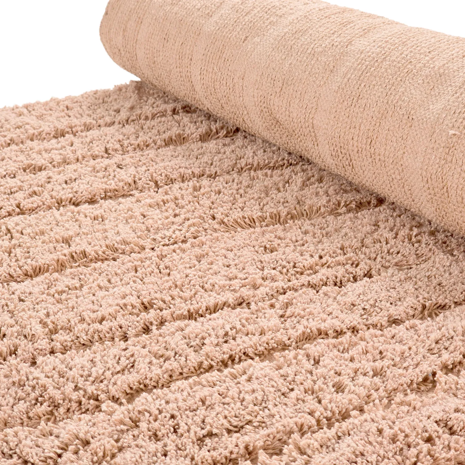 Tappeto A Pelo Lungo - Farley Natural Cotton Shaggy (rosa)