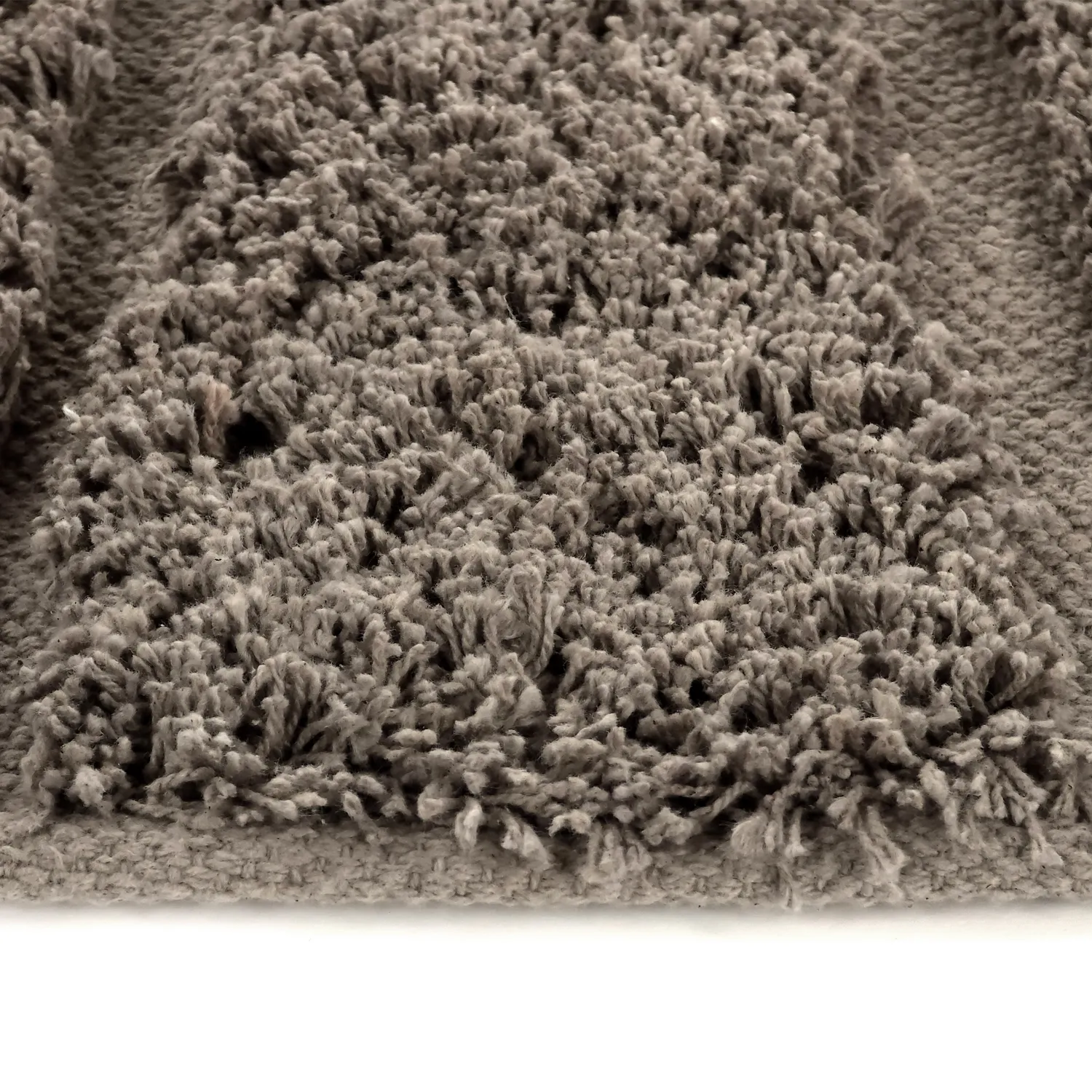 Tappeti rotondi - Farley Natural Cotton Shaggy (tortora)