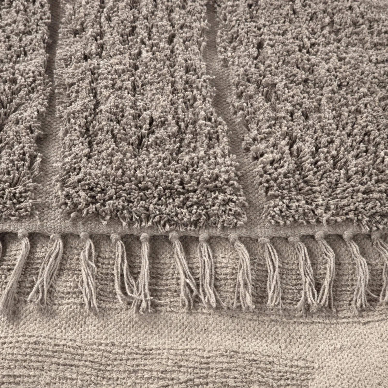 Tappeto A Pelo Lungo - Farley Natural Cotton Shaggy (tortora)