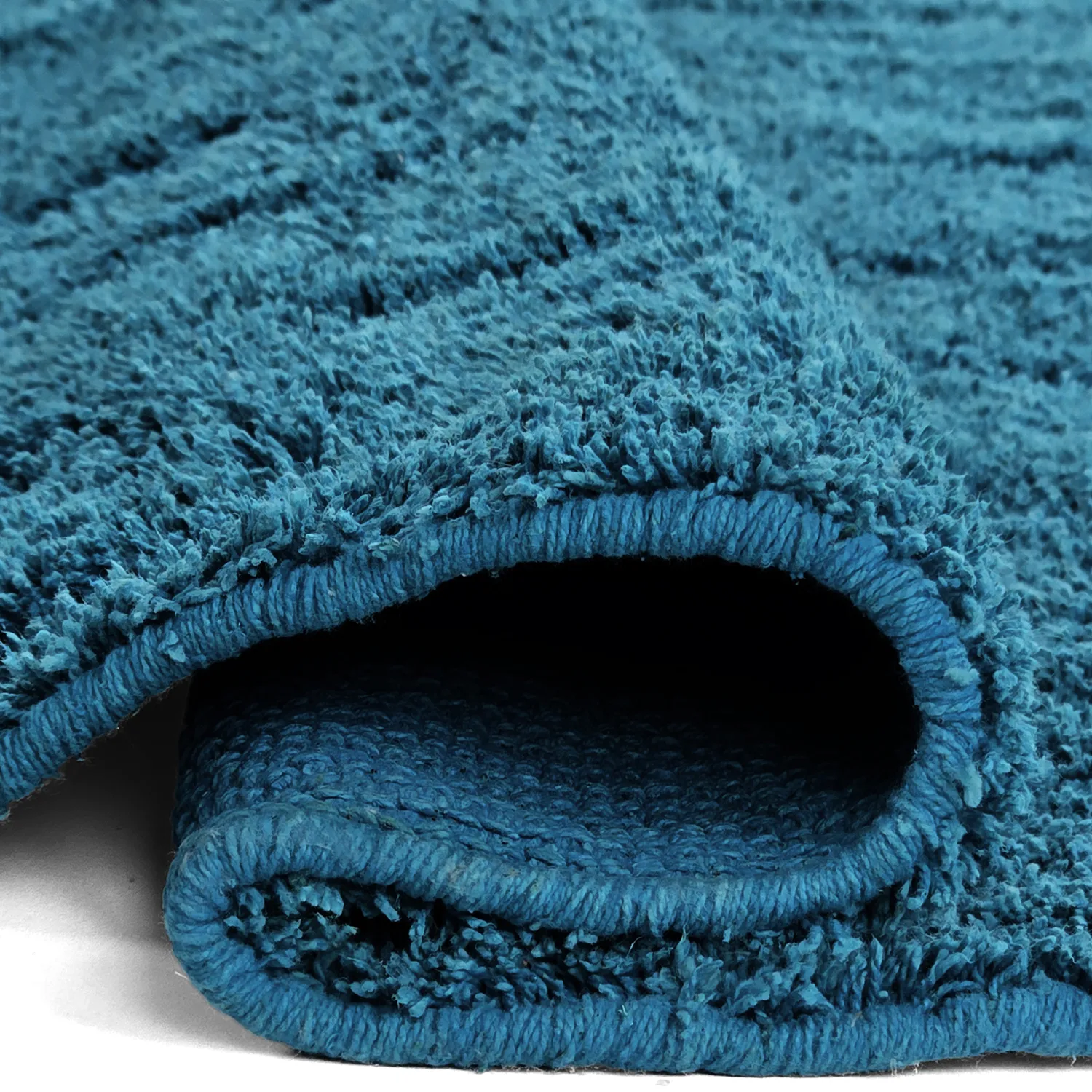 Tappeti rotondi - Farley Natural Cotton Shaggy (turchese)