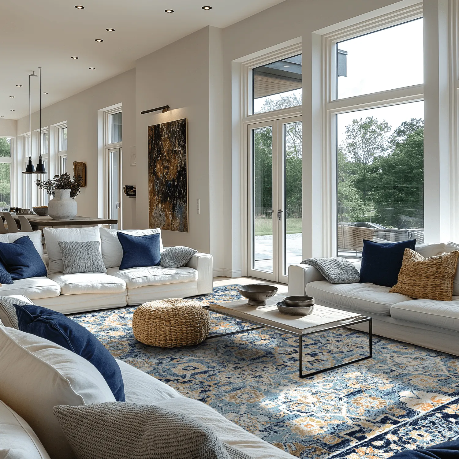 Tappeto Wilton - Fernana (blu/multi)
