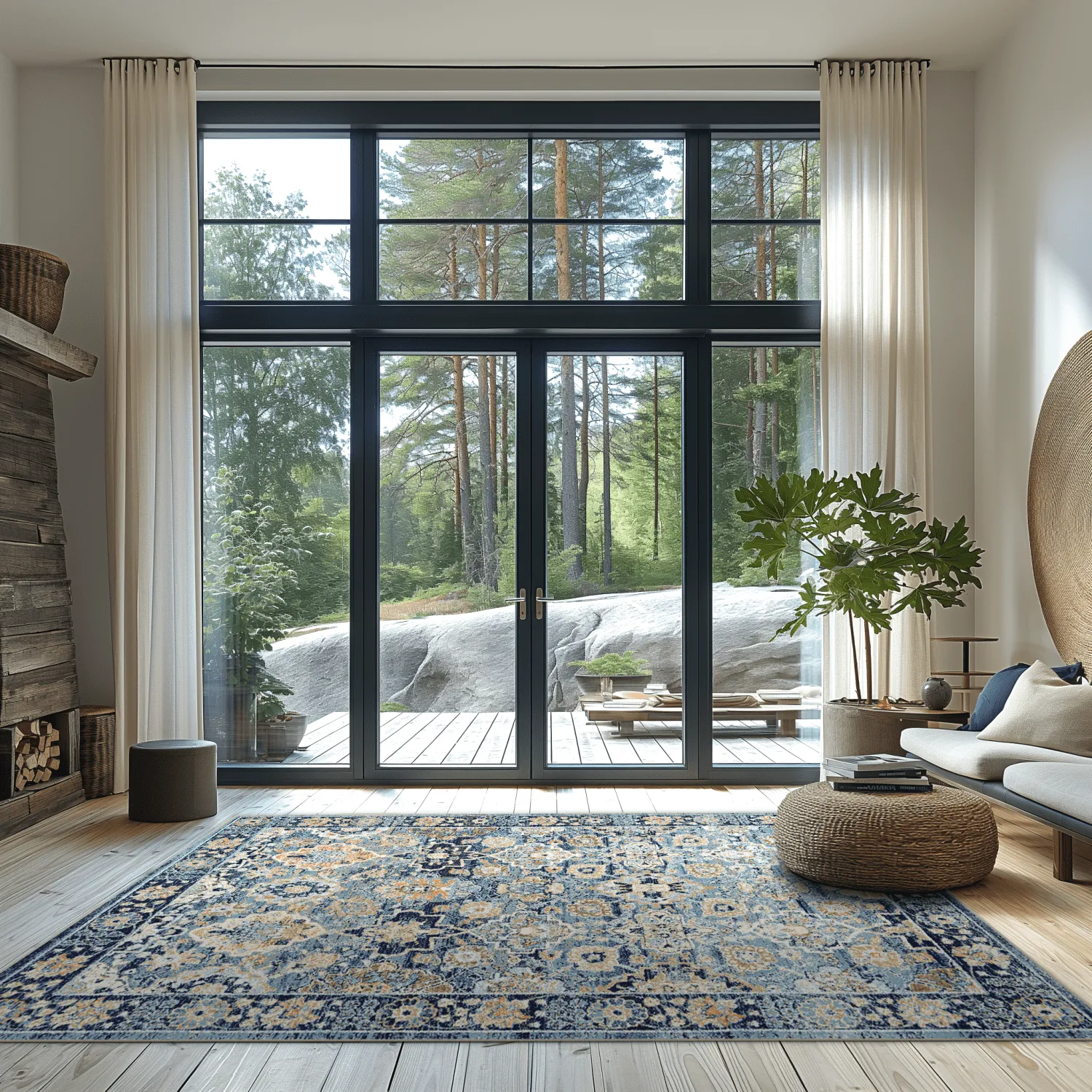 Tappeto Wilton - Fernana (blu/multi)