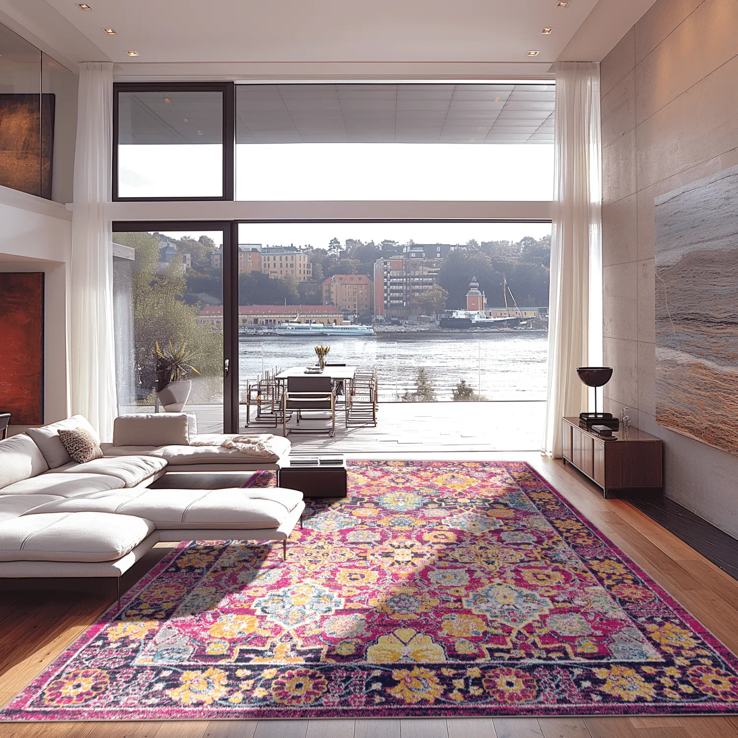 Tappeto Wilton - Fernana (rosa/multi)