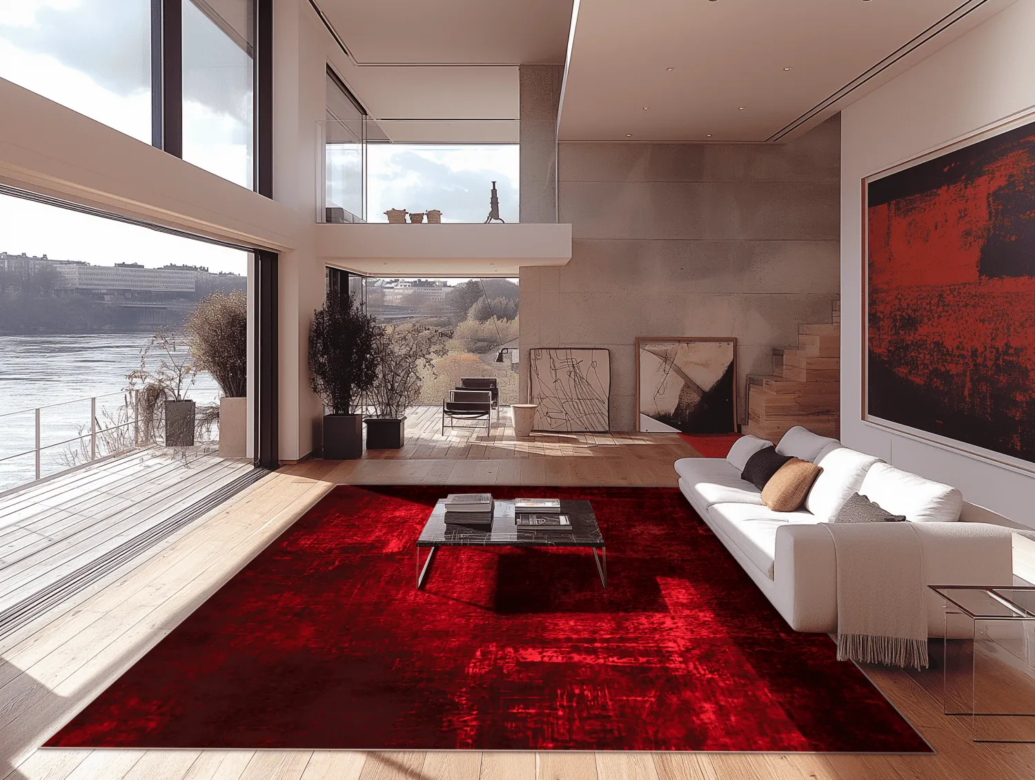 Tappeto Wilton - Frome (rosso)