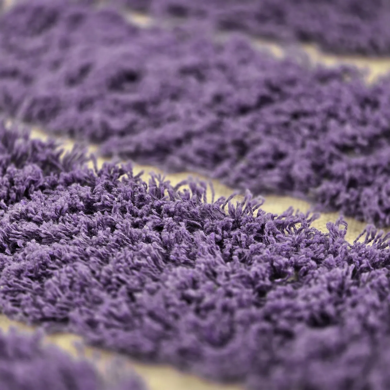 Tappeto rotondo - Ikara Natural Cotton Shaggy (viola)