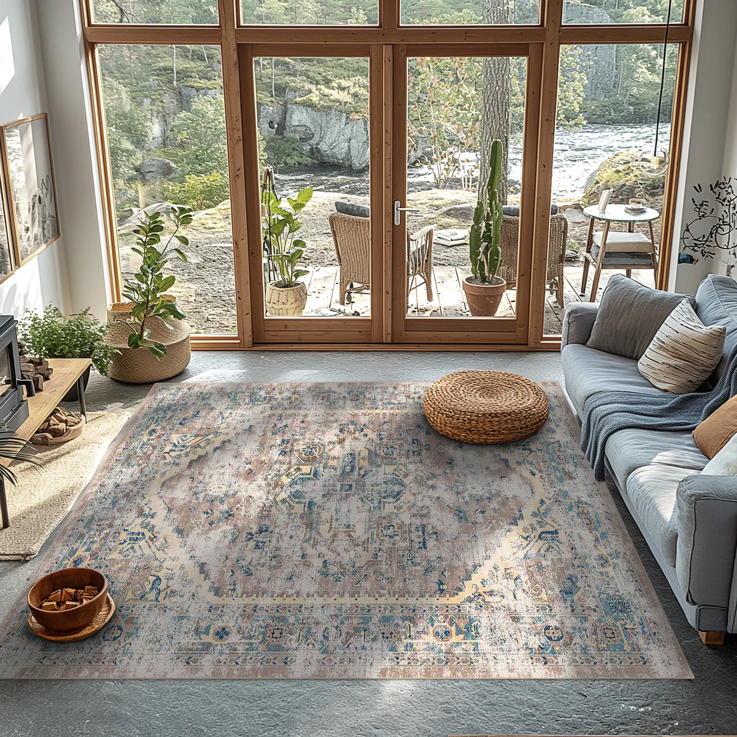 Tappeto Wilton - Javis (blu/multi)