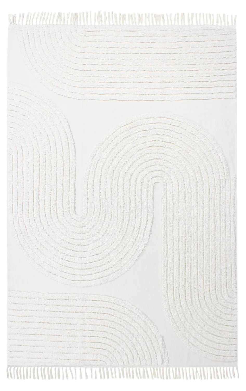 Tappeto A Pelo Lungo - Jovie Natural Cotton Shaggy (offwhite)