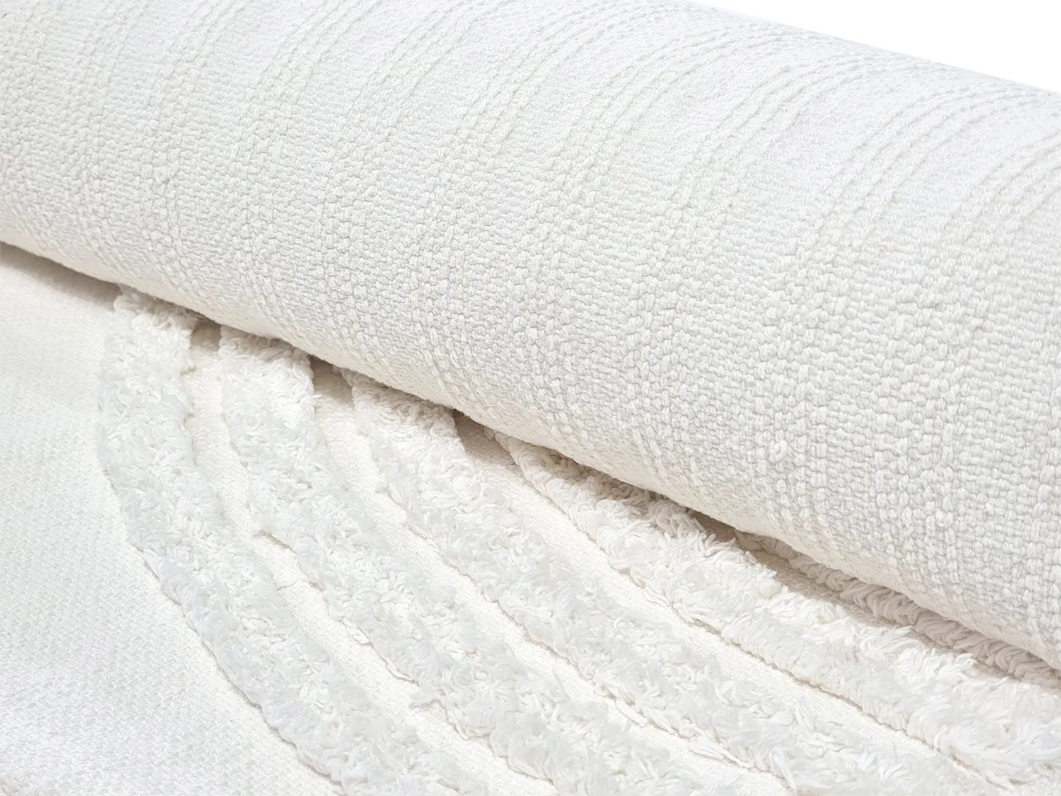 Tappeto A Pelo Lungo - Jovie Natural Cotton Shaggy (offwhite)