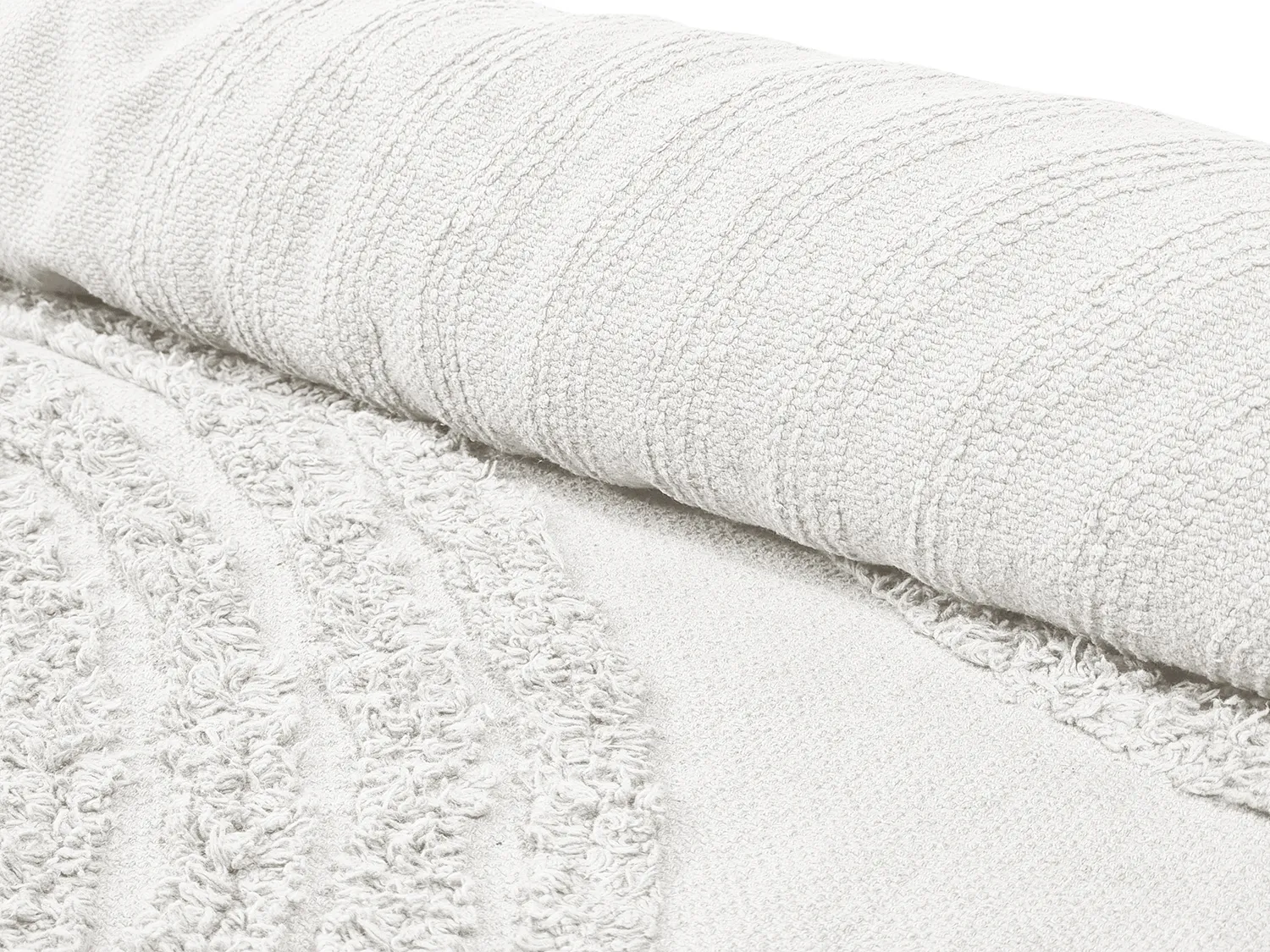 Tappeti rotondi - Jovie Natural Cotton Shaggy (offwhite)