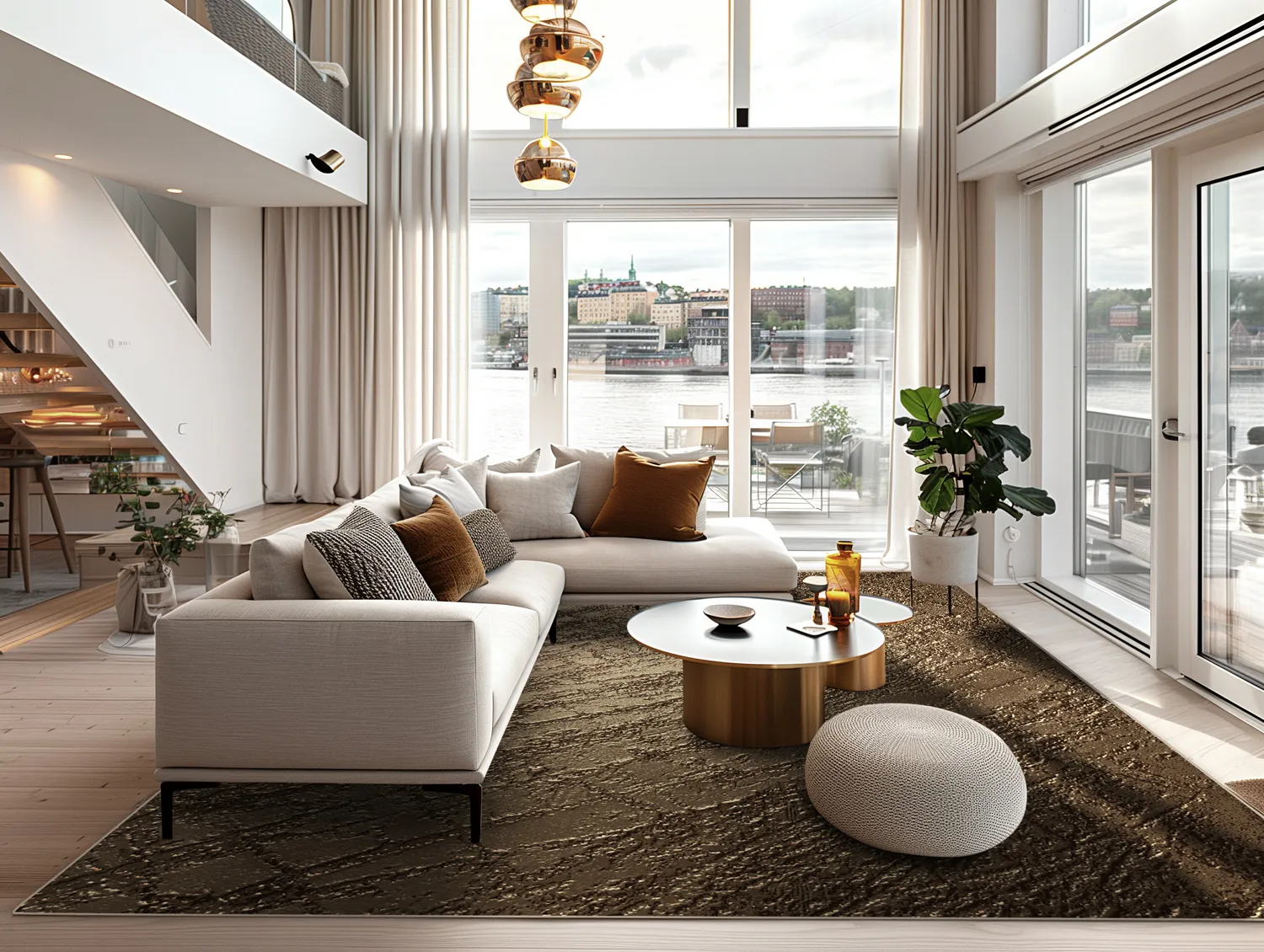 Tappeto Wilton - Junes (oro)