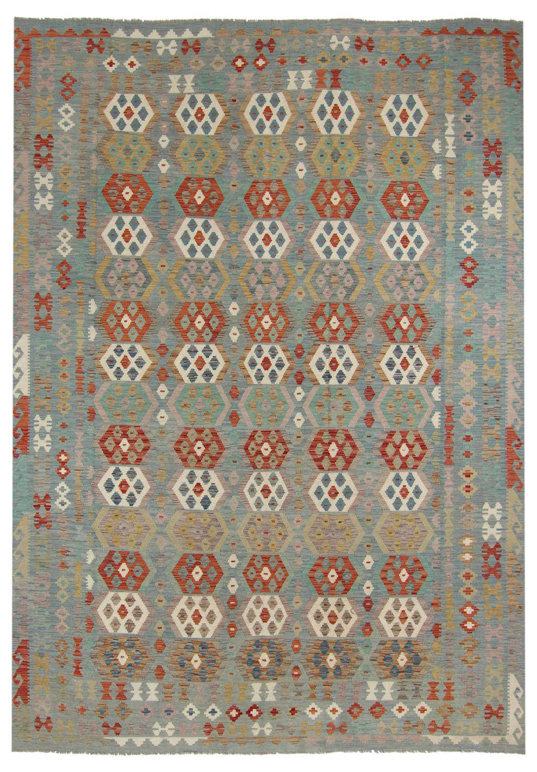 Tappeto kilim orientale 356 x 256 cm