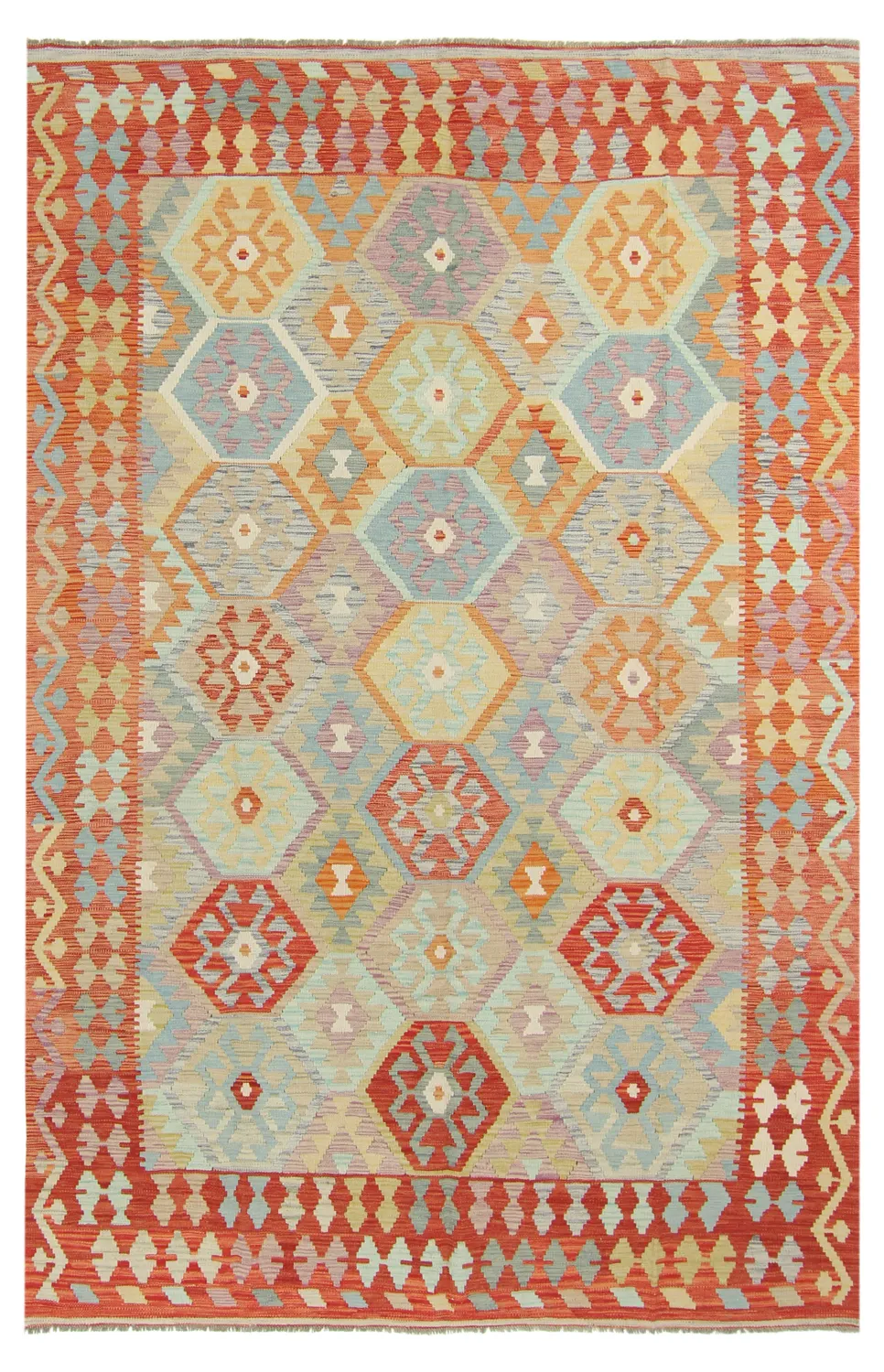 Tappeto kilim orientale 298 x 192 cm