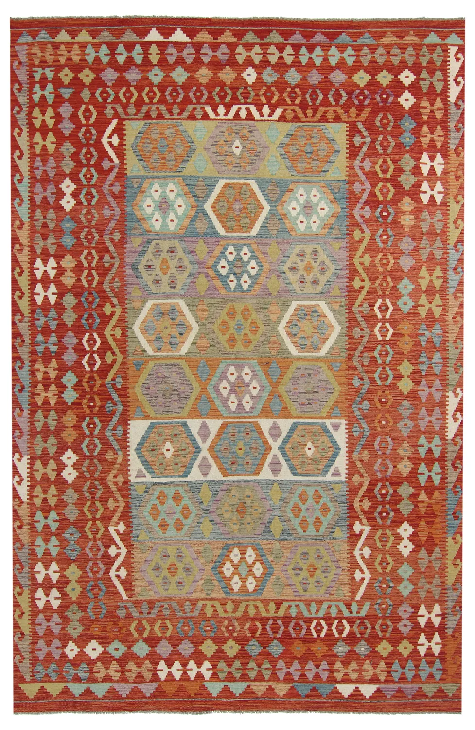 Tappeto kilim orientale 303 x 199 cm