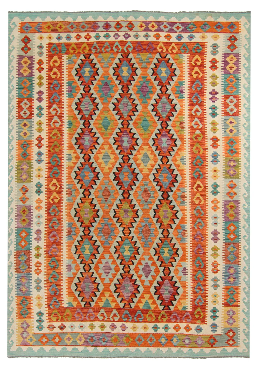 Tappeto kilim orientale 296 x 208 cm