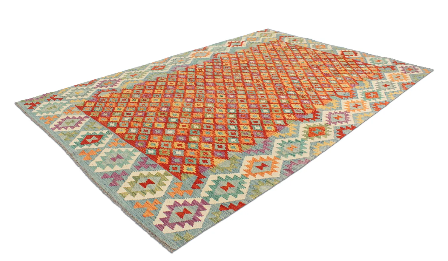 Tappeto kilim orientale 306 x 202 cm