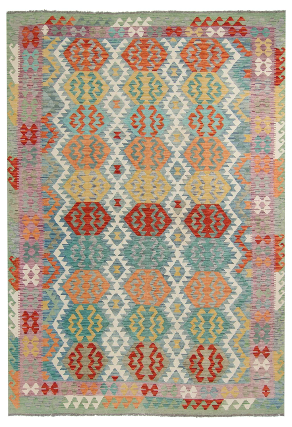 Tappeto kilim orientale 293 x 206 cm