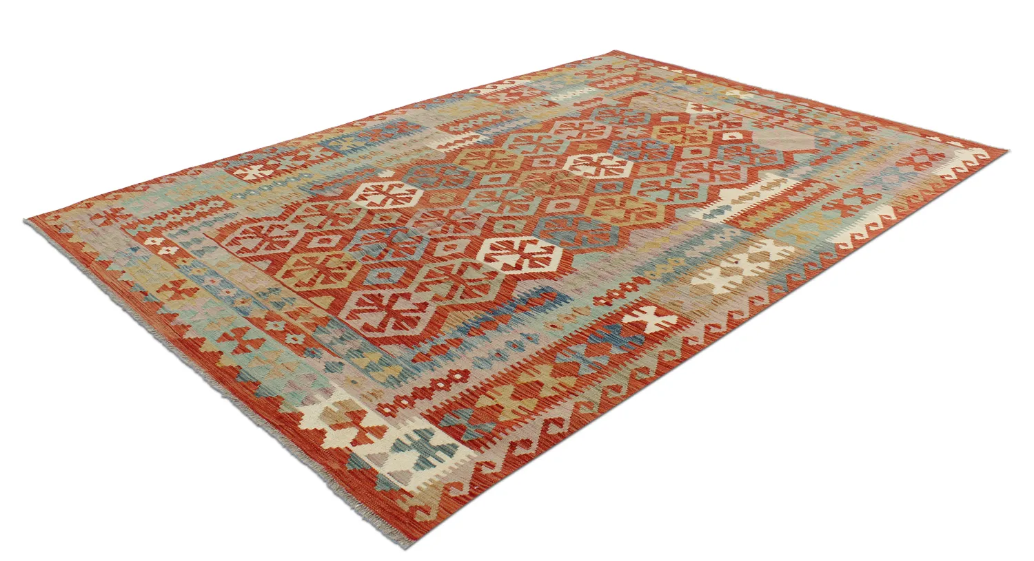 Tappeto kilim orientale 291 x 200 cm