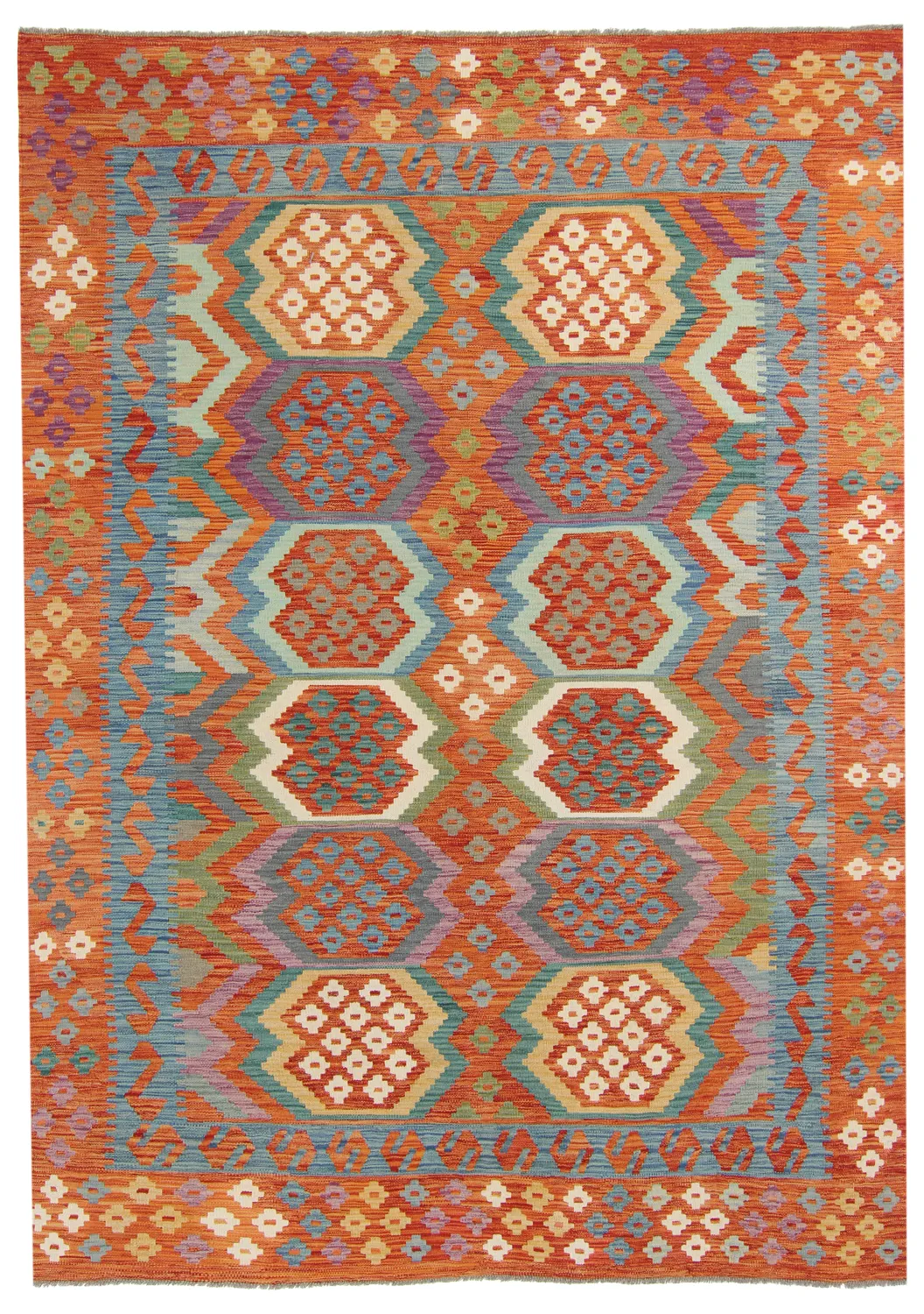 Tappeto kilim orientale 291 x 207 cm