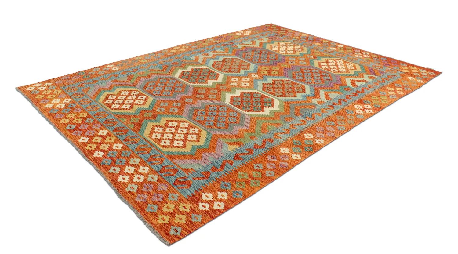 Tappeto kilim orientale 291 x 207 cm