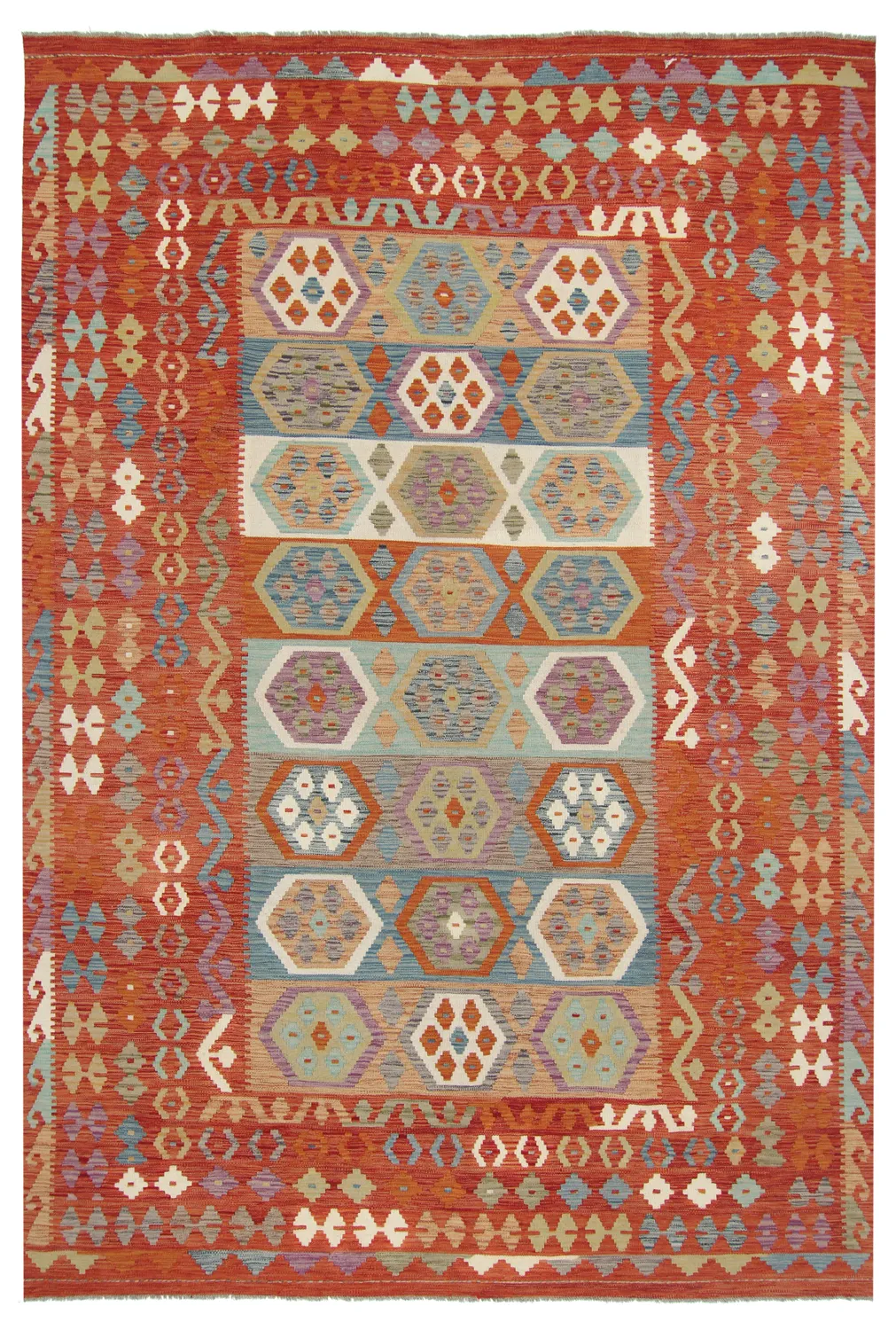 Tappeto kilim orientale 301 x 200 cm