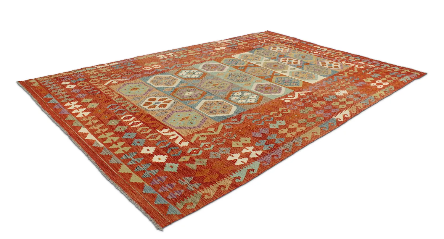 Tappeto kilim orientale 301 x 200 cm