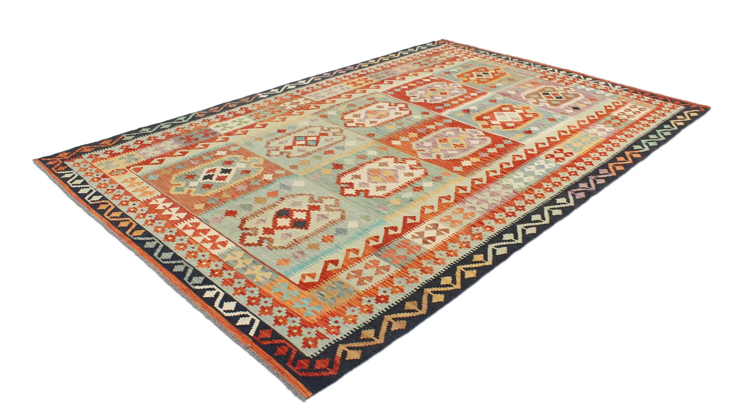 Tappeto kilim orientale 291 x 199 cm