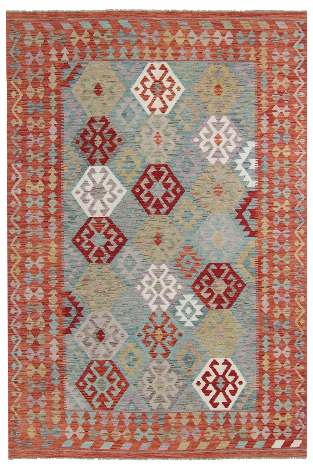 Tappeto kilim orientale 296 x 202 cm