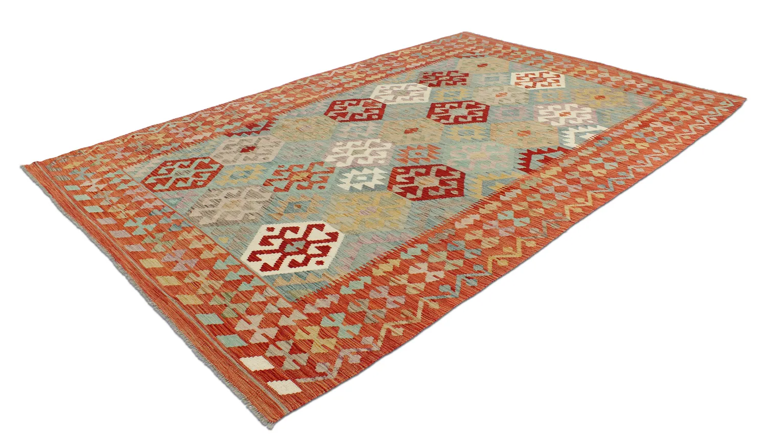 Tappeto kilim orientale 296 x 202 cm