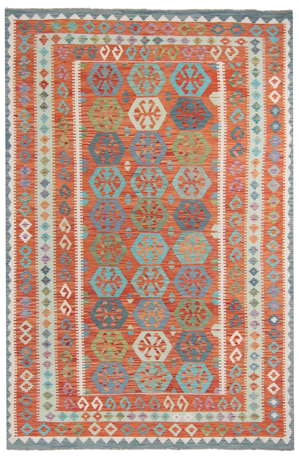 Tappeto kilim orientale 304 x 199 cm