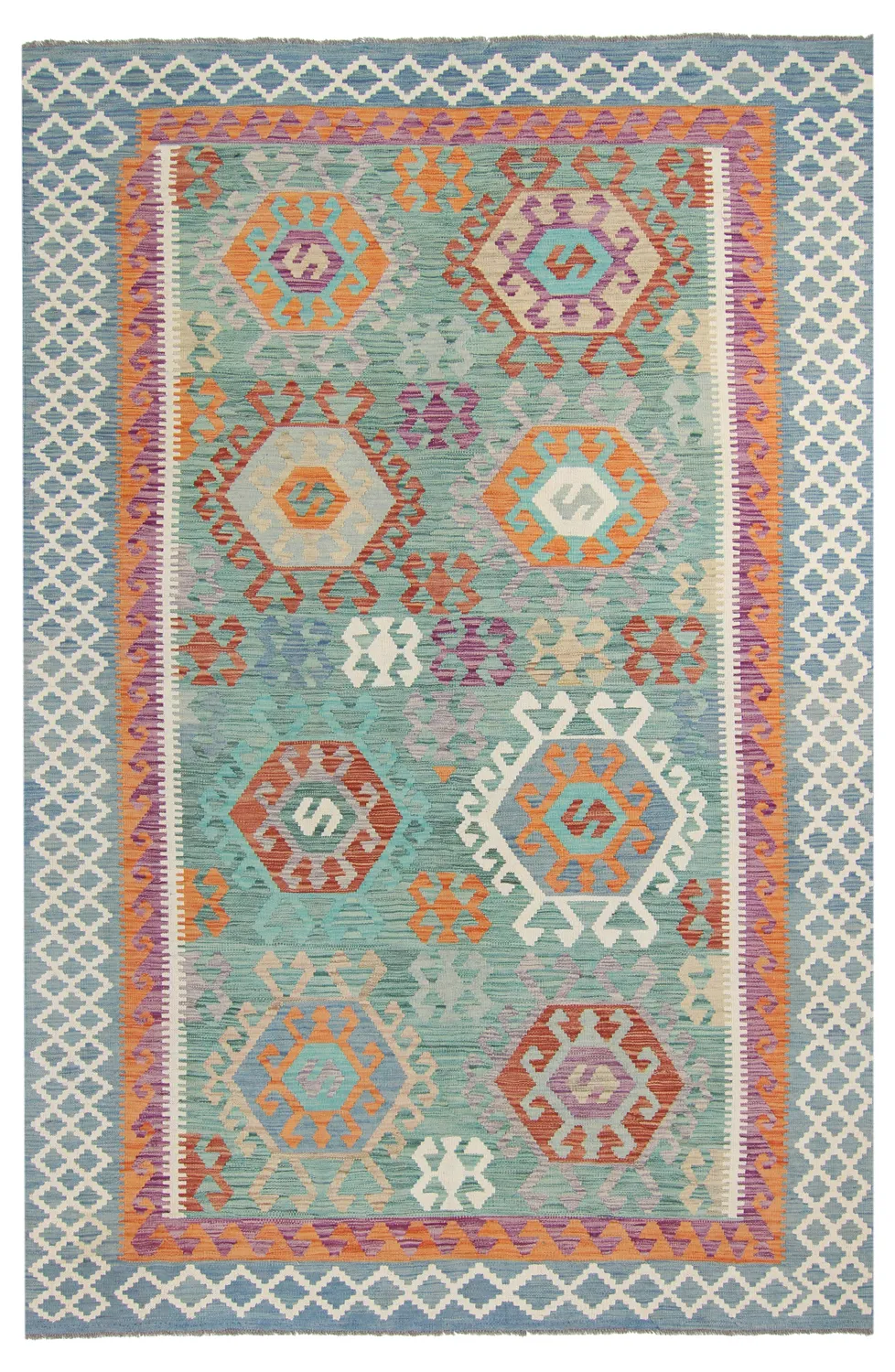Tappeto kilim orientale 298 x 202 cm