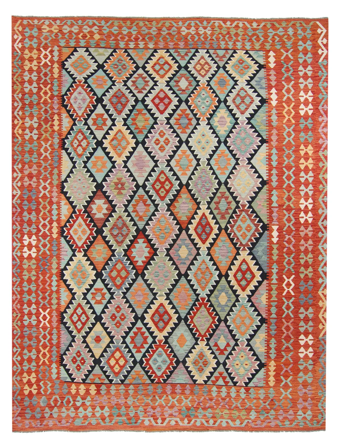 Tappeto kilim orientale 363 x 280 cm