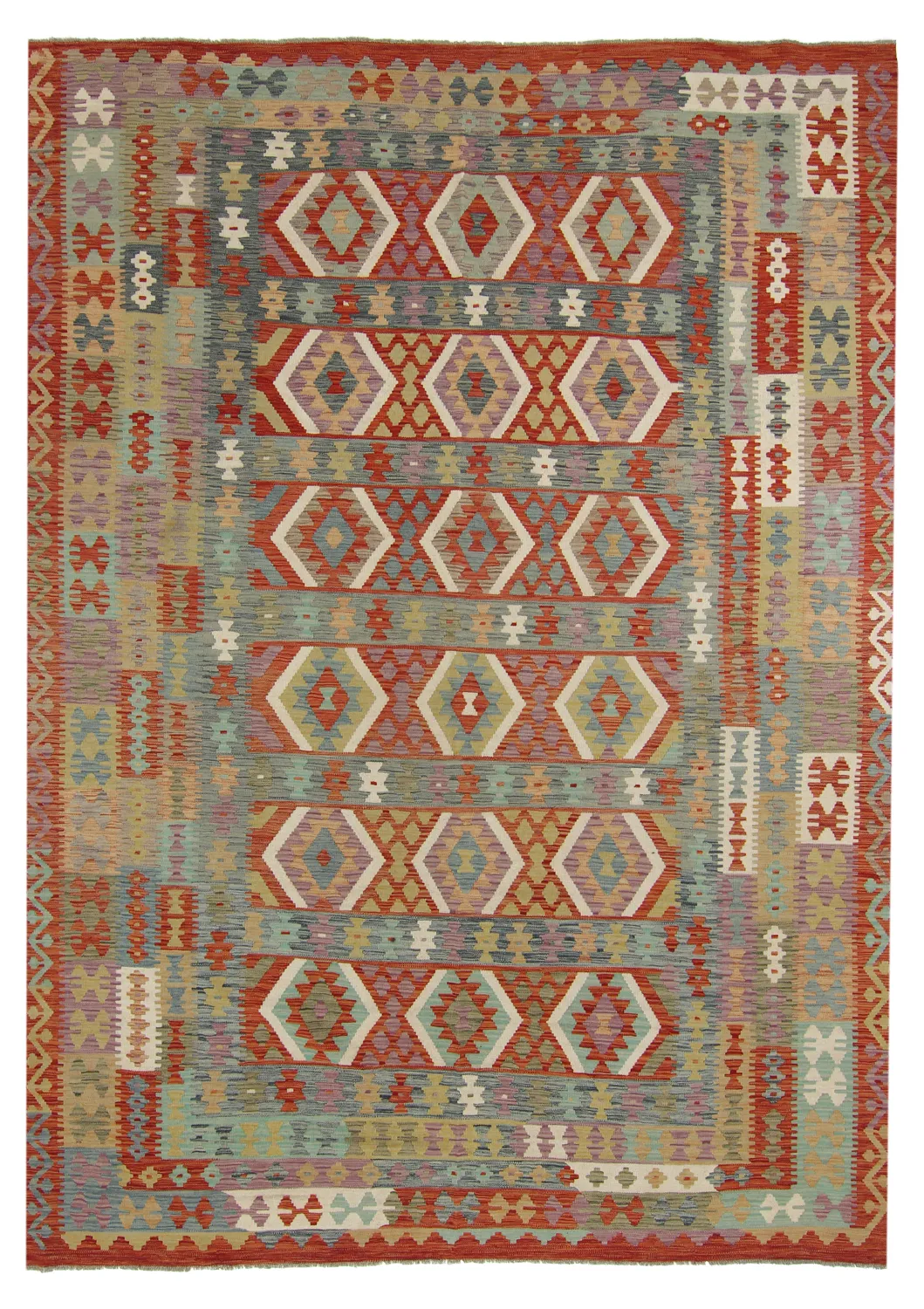 Tappeto kilim orientale 344 x 246 cm