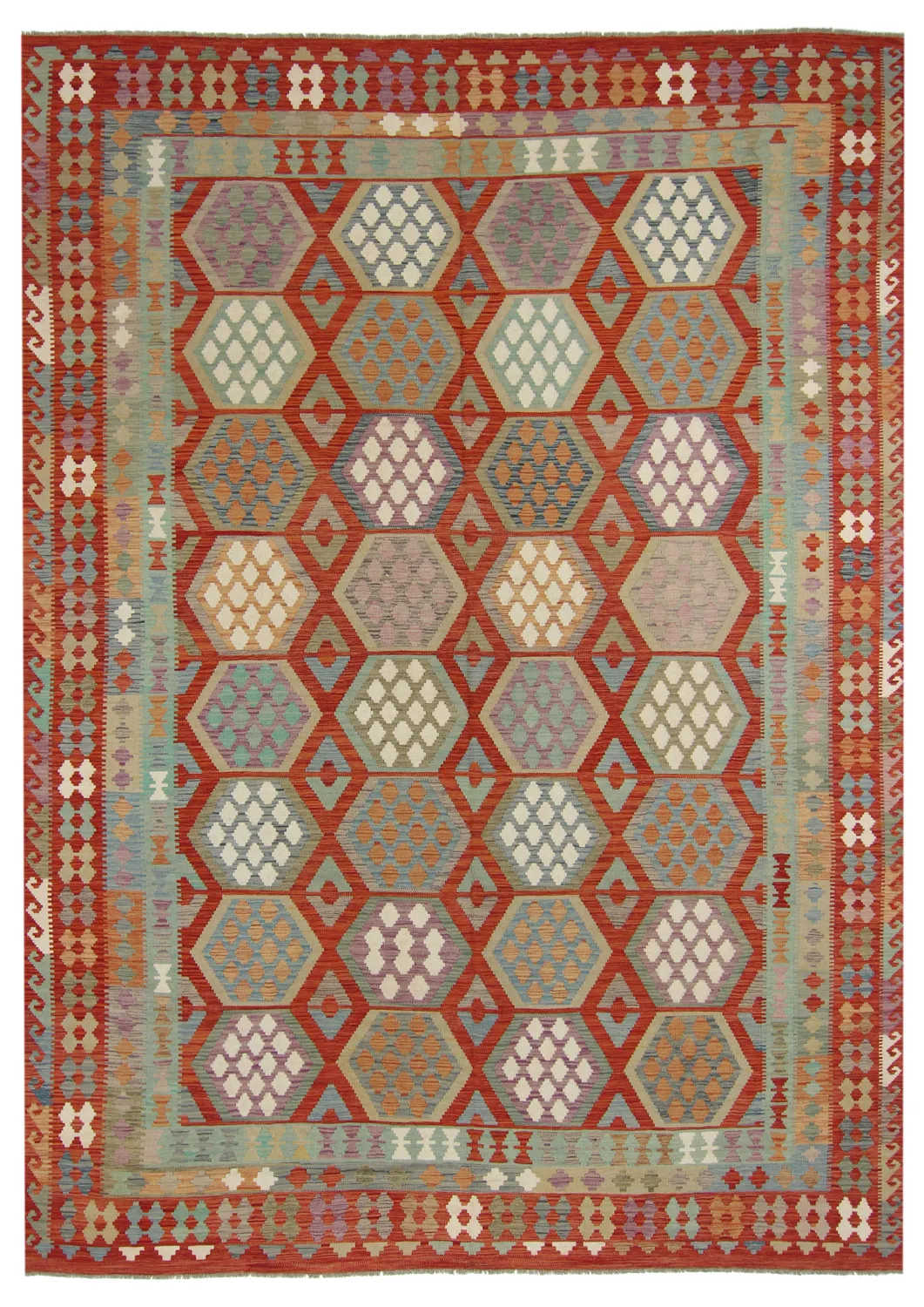 Tappeto kilim orientale 353 x 253 cm