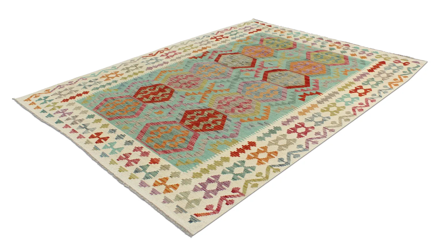 Tappeto kilim orientale 231 x 176 cm