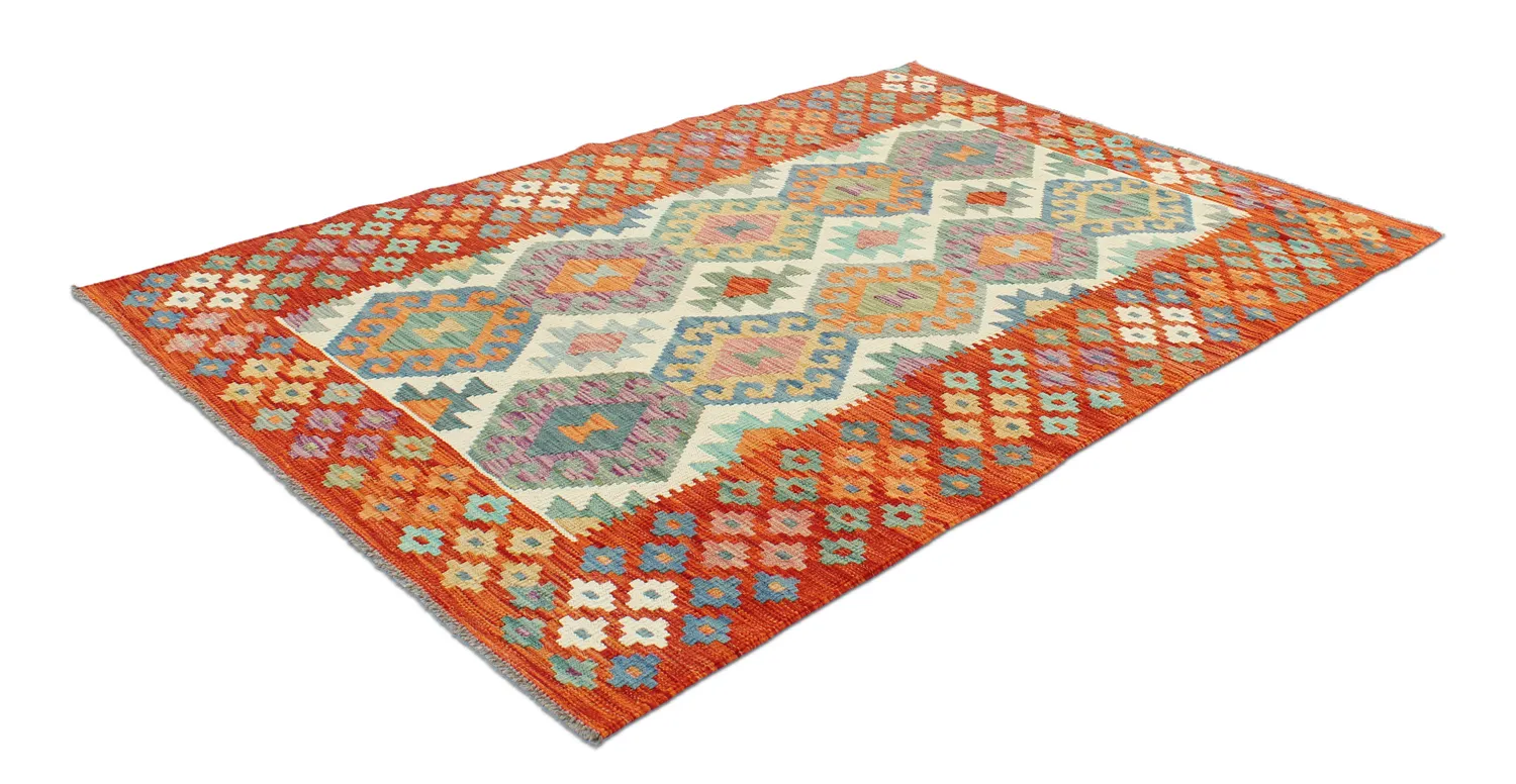 Tappeto kilim orientale 185 x 127 cm