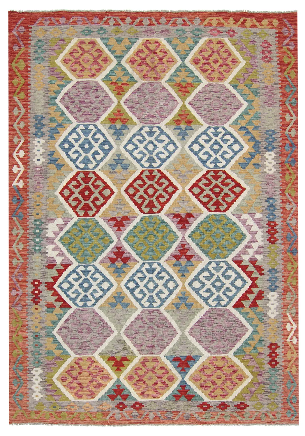 Tappeto kilim orientale 237 x 163 cm