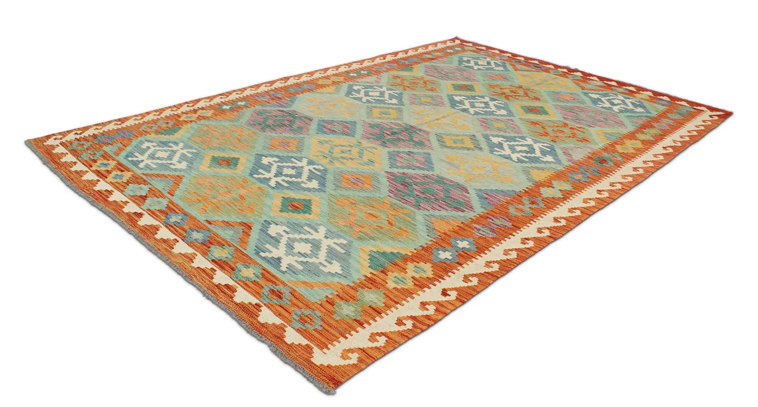 Tappeto kilim orientale 251 x 173 cm