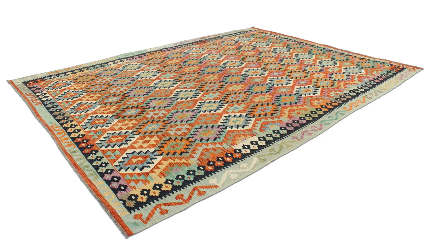 Tappeto kilim orientale 345 x 262 cm