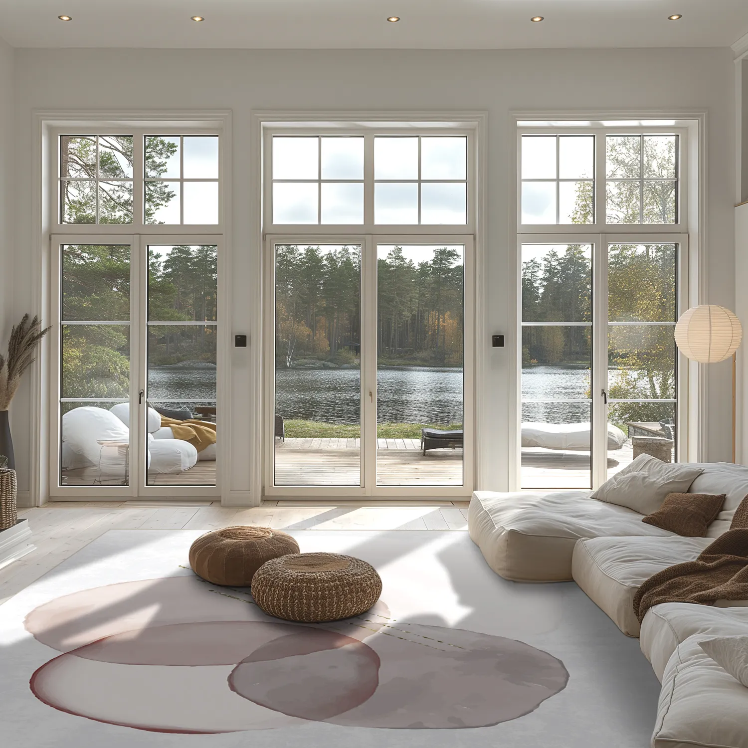 Tappeto Wilton - Layon (grigio/rosa)