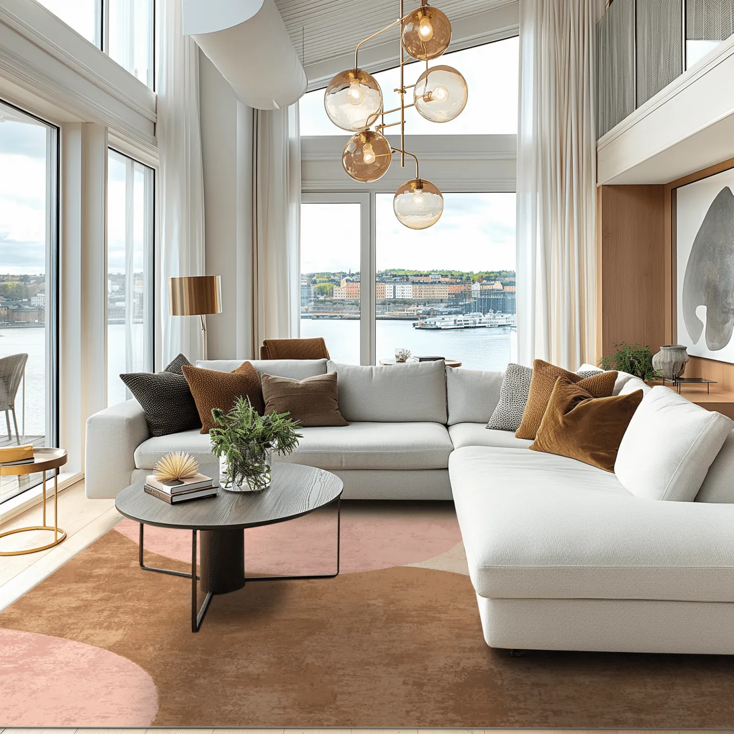 Tappeto Wilton - Lazio (beige/rosa)