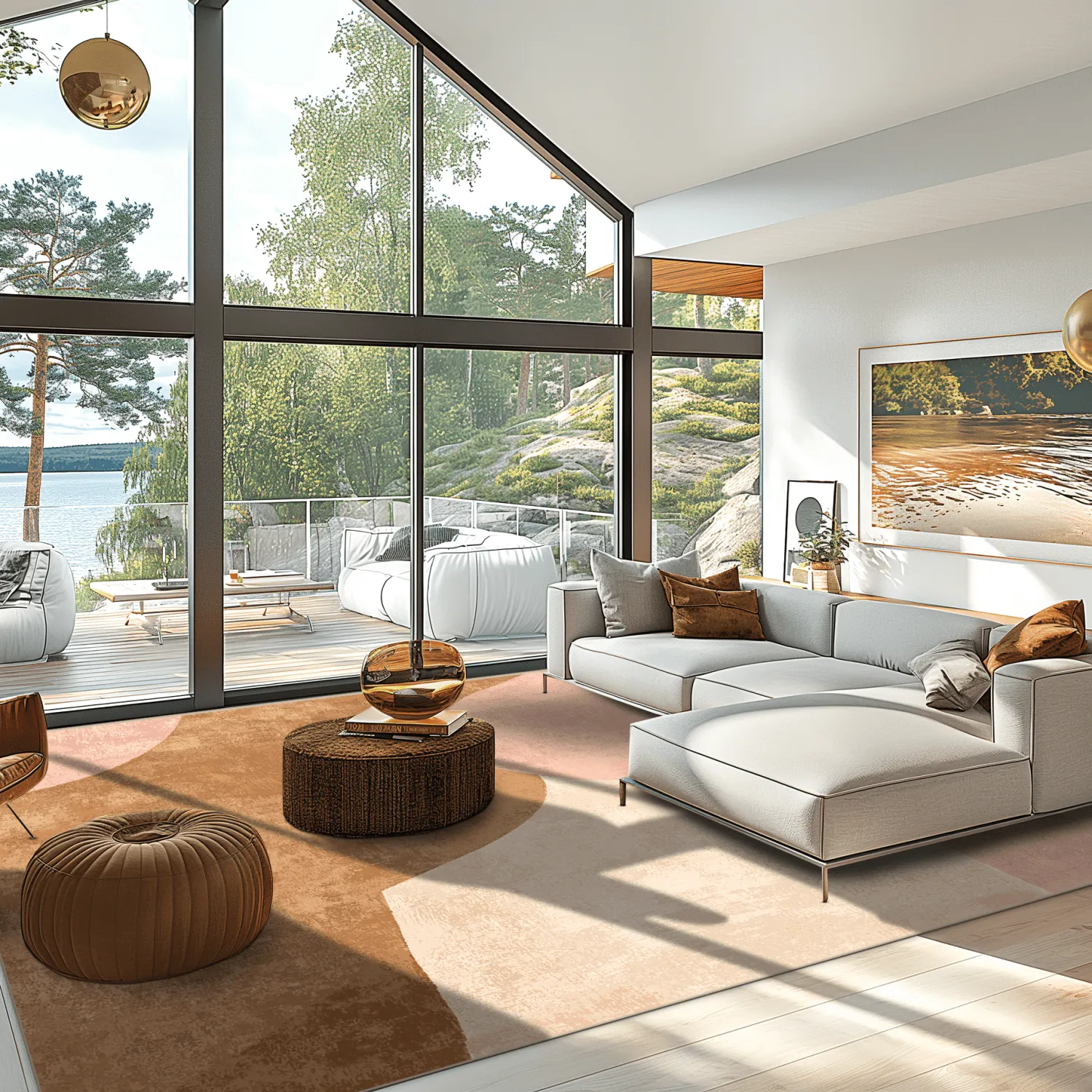 Tappeto Wilton - Lazio (beige/rosa)