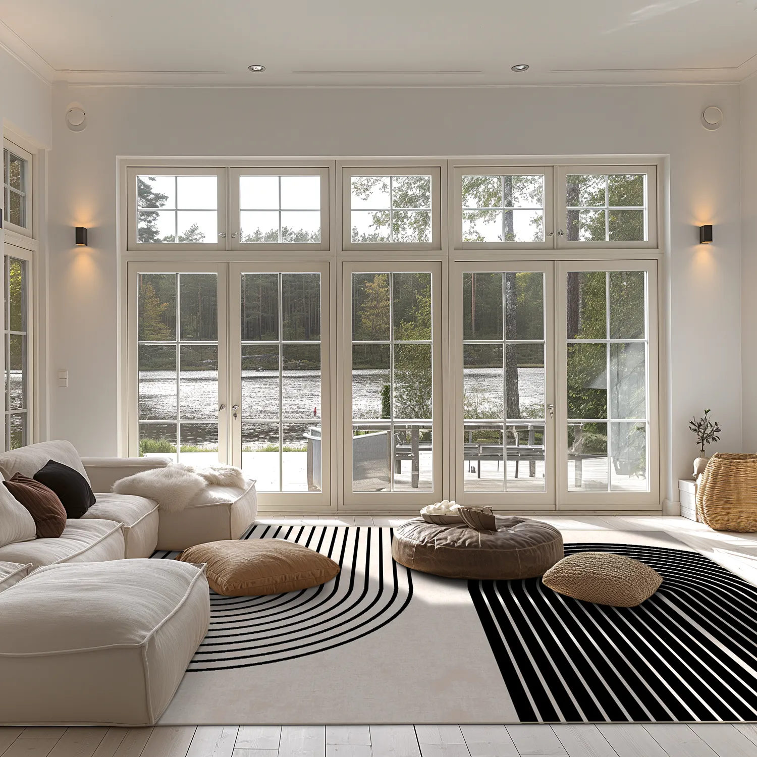 Tappeto Wilton - Lecce (nero/beige)