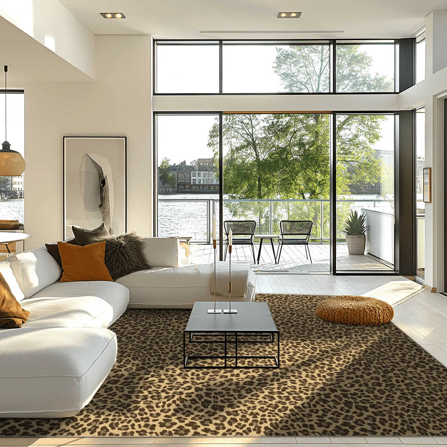 Tappeto Wilton - Leopard (marrone)