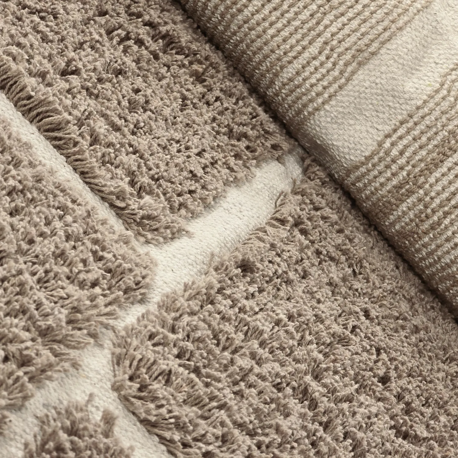 Tappeto A Pelo Lungo - Lindley Natural Cotton Shaggy (tortora/grigio)