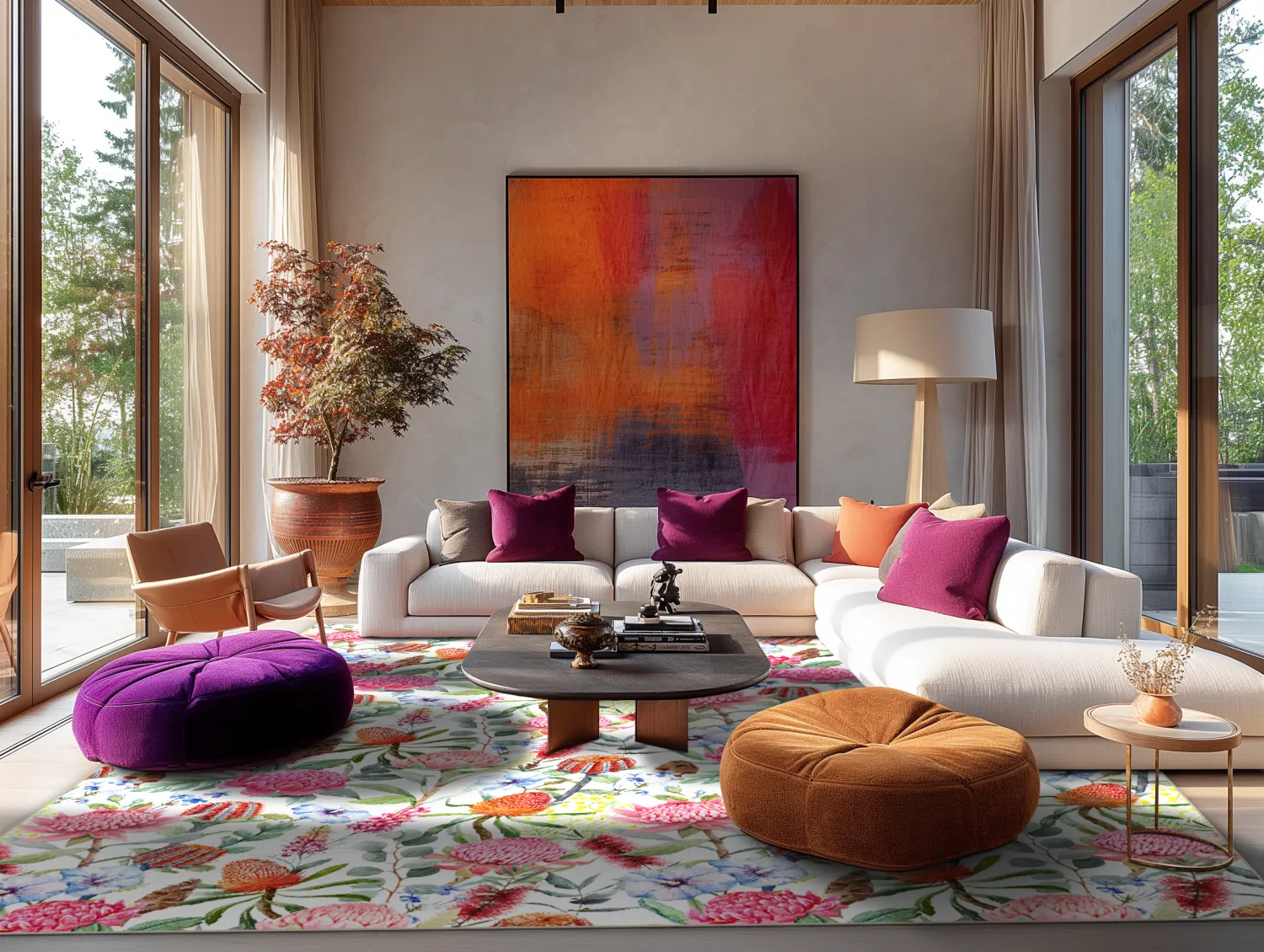 Tappeto Wilton - Lois (rosa/multi)