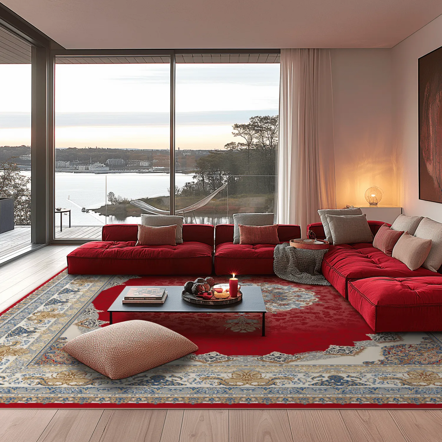 Tappeto Wilton - Lukla (rosso)