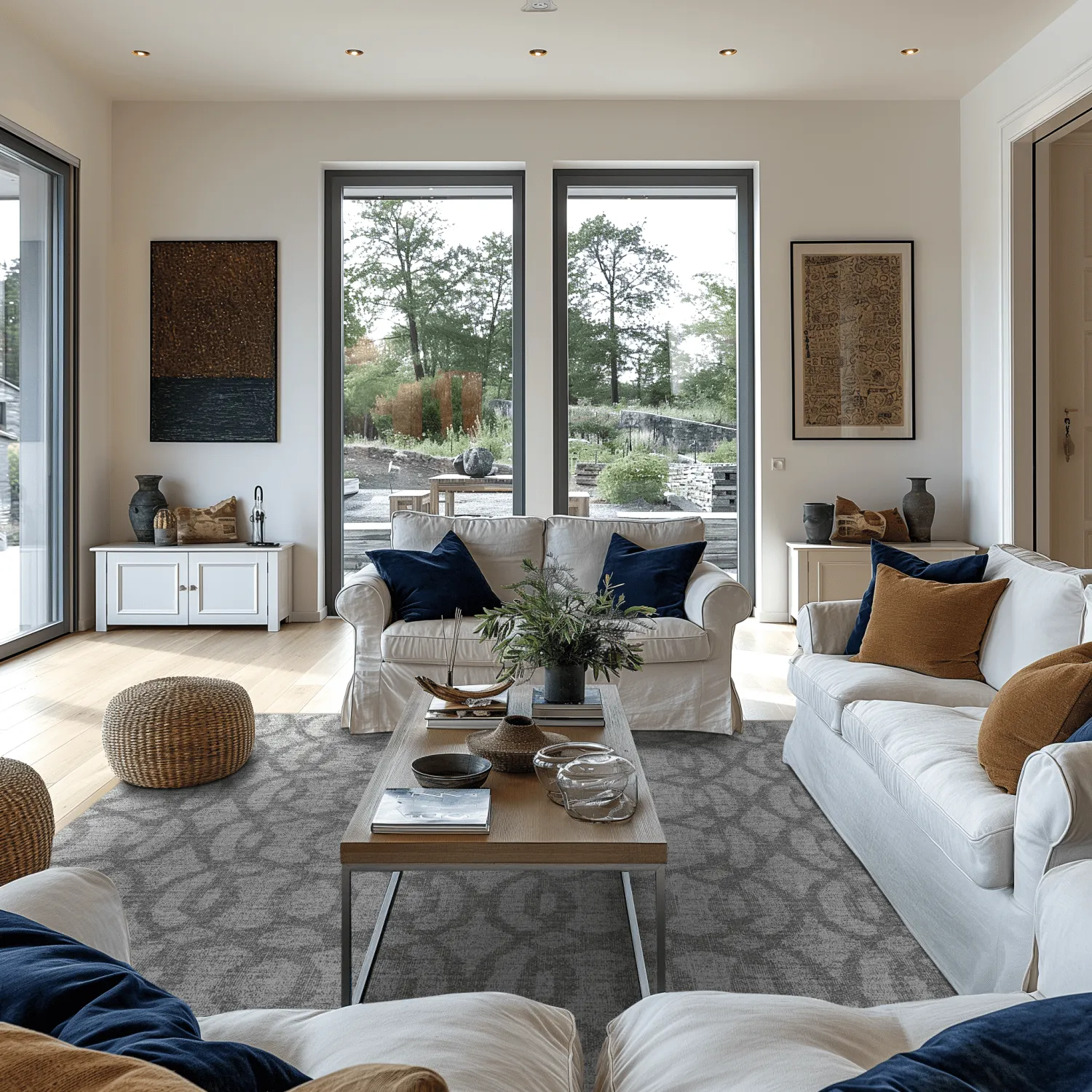 Tappeto Wilton - Manouba (grigio)