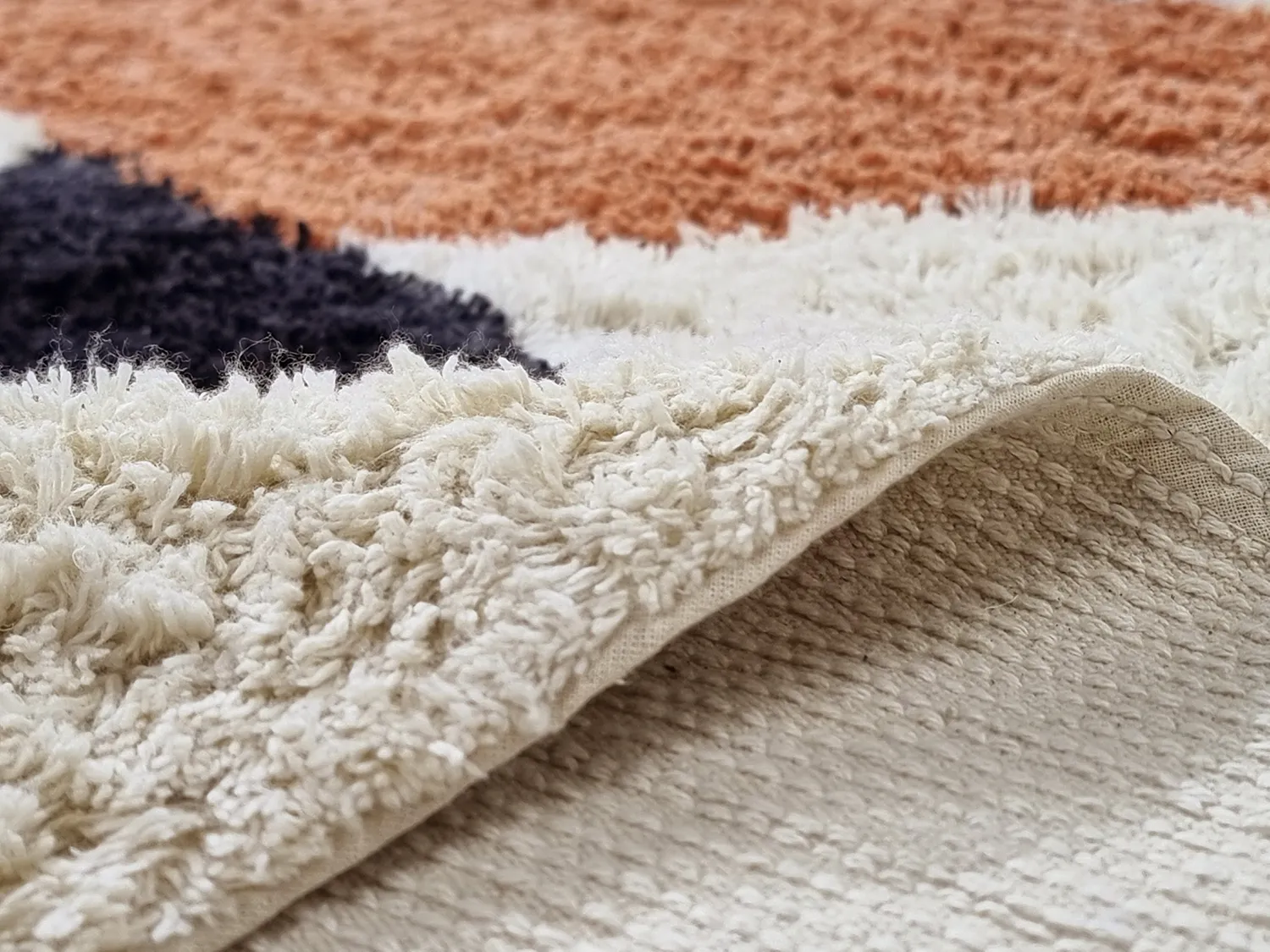 Tappeti rotondi - Mantona Natural Cotton Shaggy (multi)