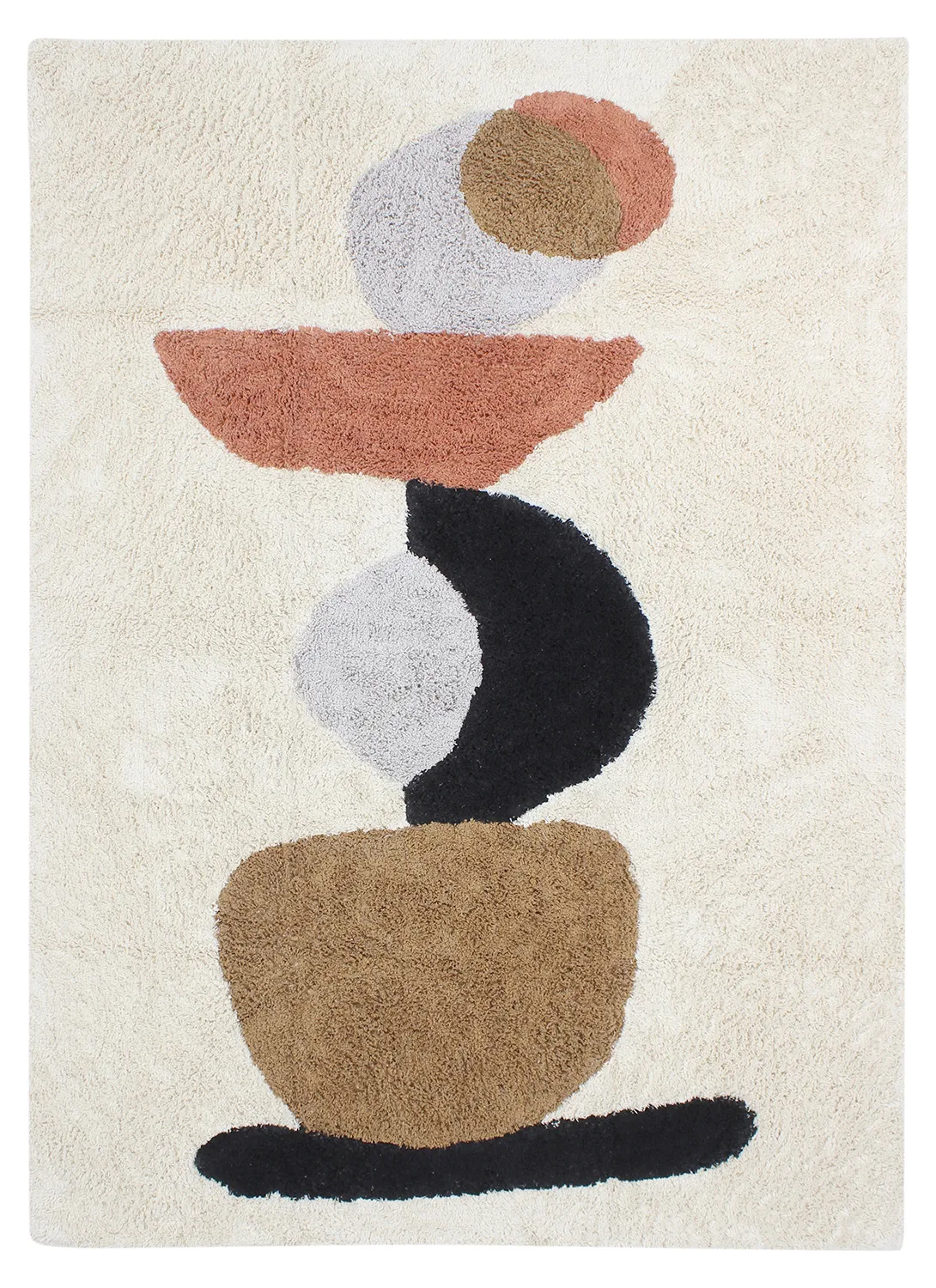 Tappeto A Pelo Lungo - Mantona Natural Cotton Shaggy (multi)