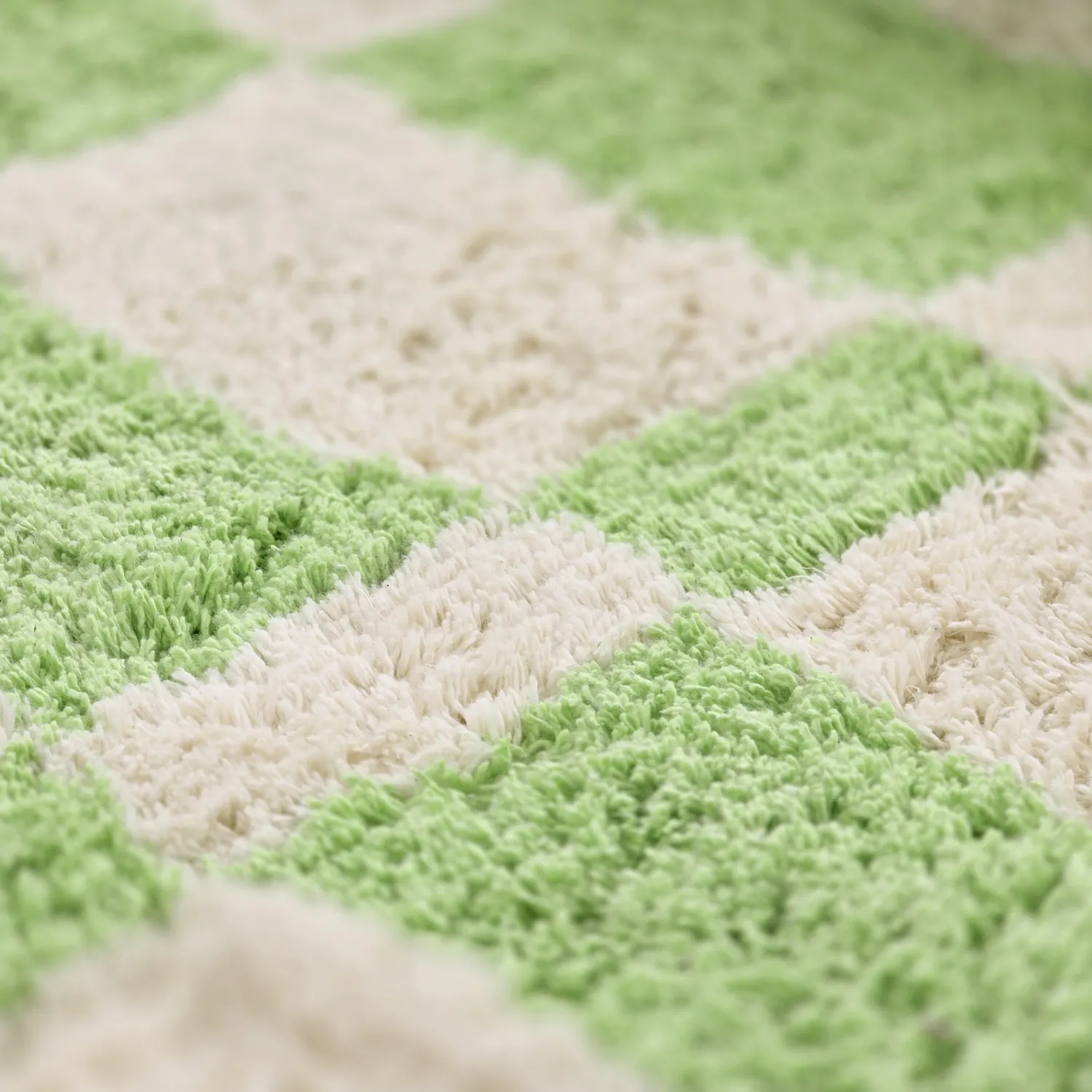 Tappeto A Pelo Lungo - Maranello Natural Cotton Shaggy (verde)
